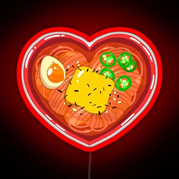 Spicy Noodle Lover RGB Neon Sign