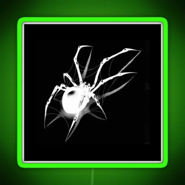 SPIDER BITE RGB Neon Sign