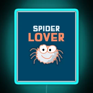 Spider Lover RGB Neon Sign