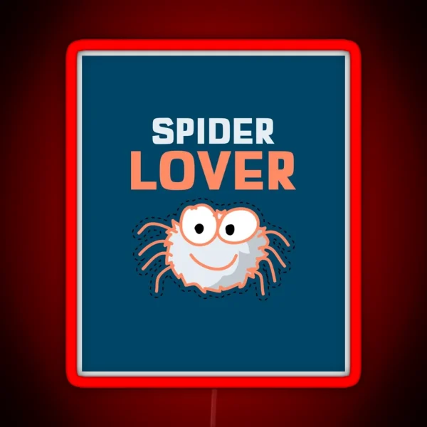 Spider Lover RGB Neon Sign