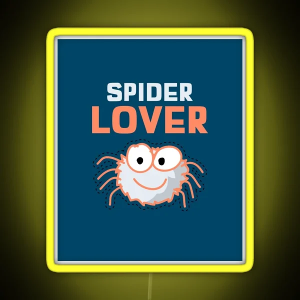 Spider Lover RGB Neon Sign