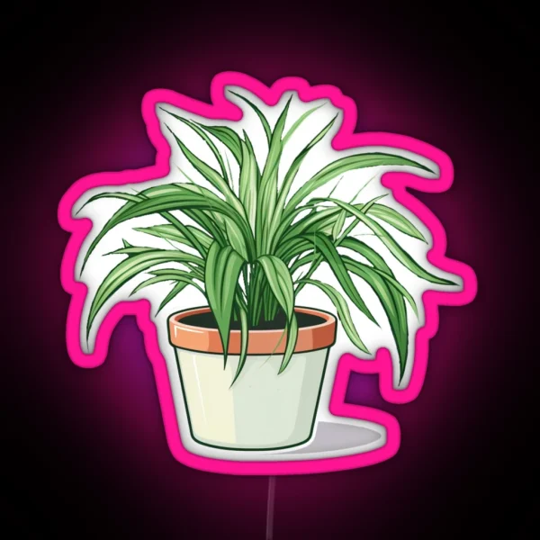 Spider Plant RGB Neon Sign