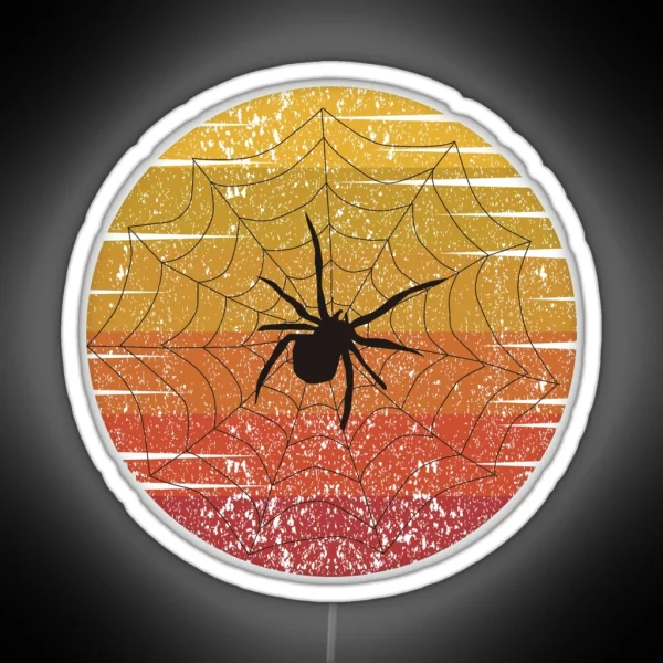 Spiders Lovers Gift Spiders Retro Vintage RGB Neon Sign