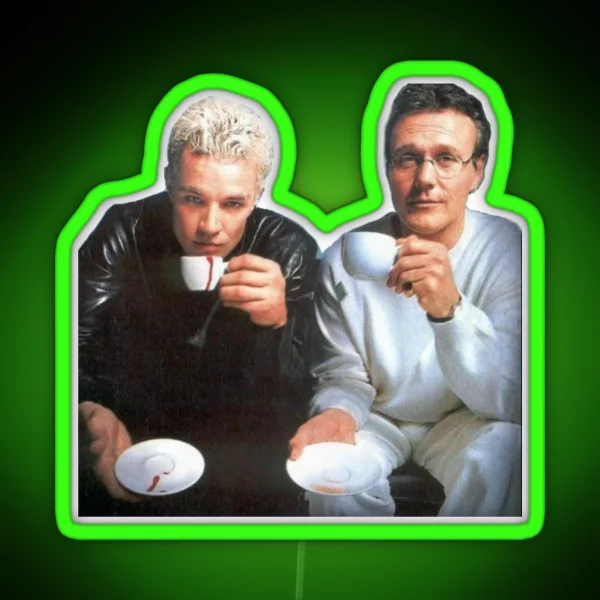 Spike And Giles RGB Neon Sign