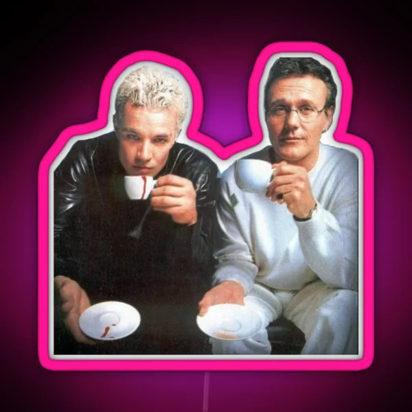 Spike And Giles RGB Neon Sign