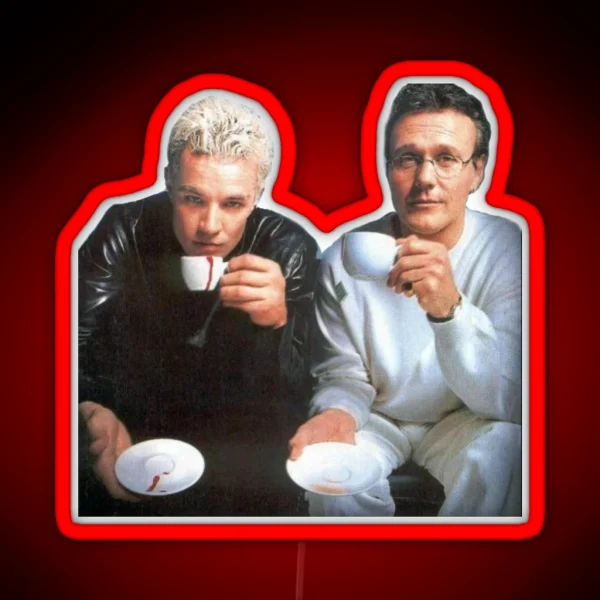 Spike And Giles RGB Neon Sign