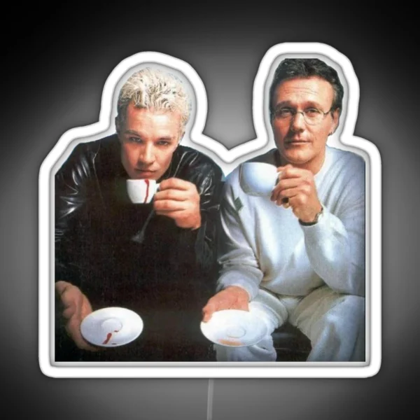 Spike And Giles RGB Neon Sign