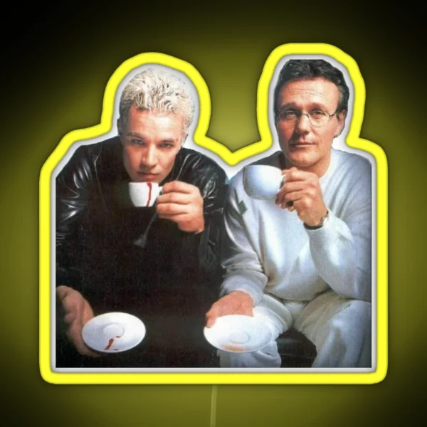 Spike And Giles RGB Neon Sign