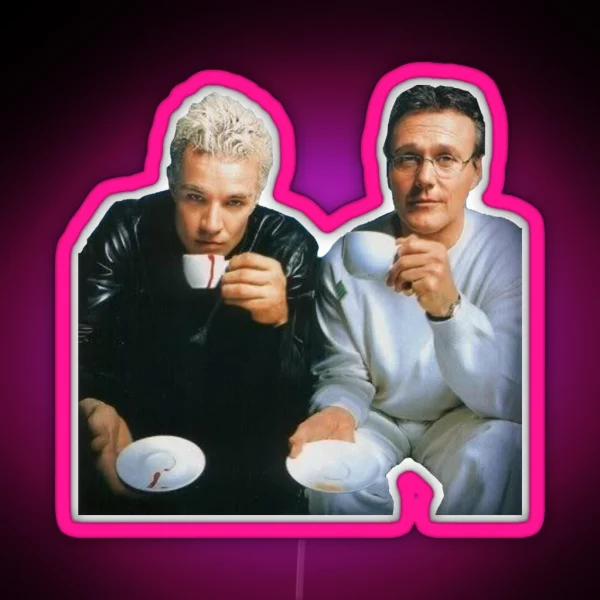 Spike And Giles RGB Neon Sign