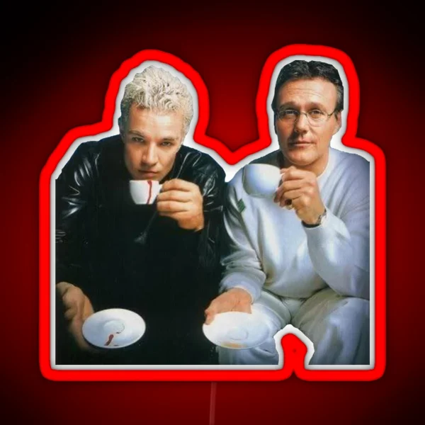 Spike And Giles RGB Neon Sign