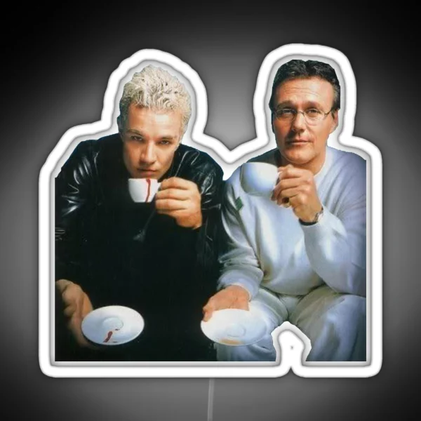 Spike And Giles RGB Neon Sign