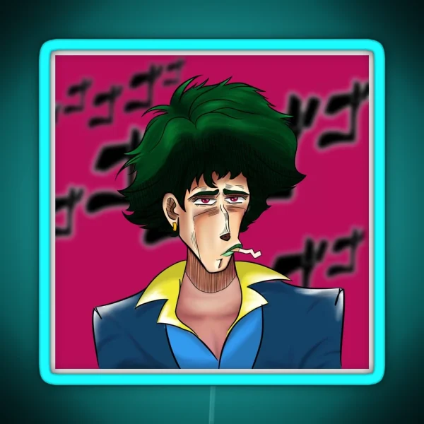 Spike Spiegel Jojo Style Led RGB Neon Sign