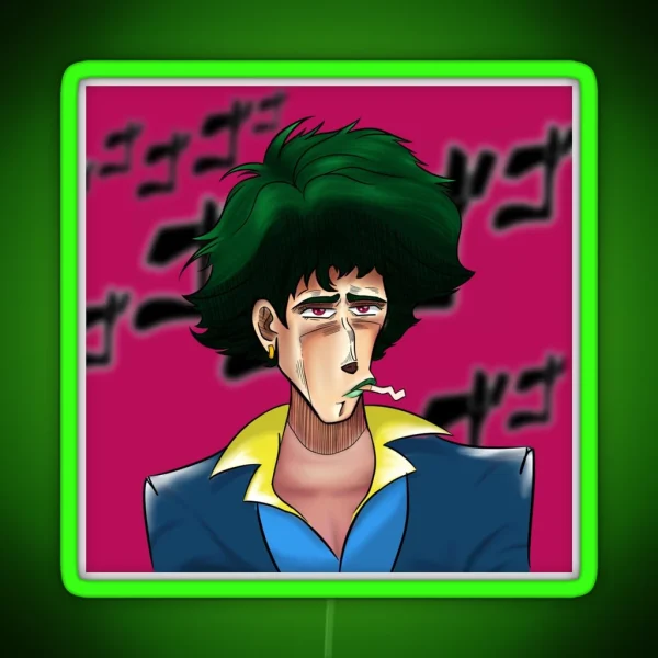 Spike Spiegel Jojo Style Led RGB Neon Sign