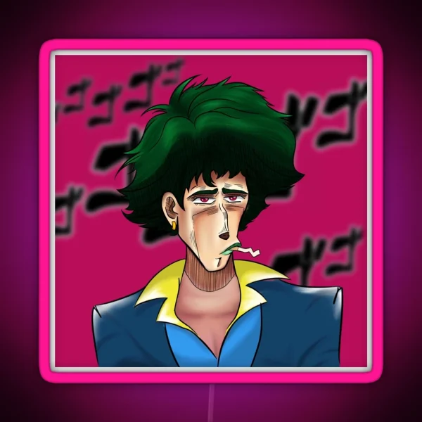 Spike Spiegel Jojo Style Led RGB Neon Sign