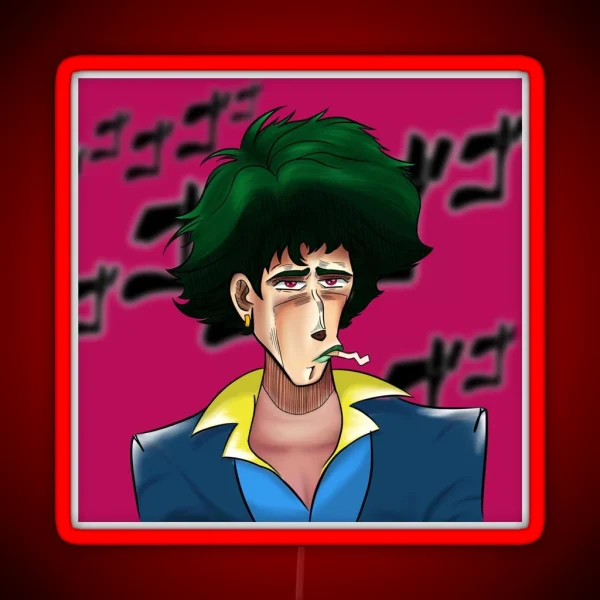 Spike Spiegel Jojo Style Led RGB Neon Sign