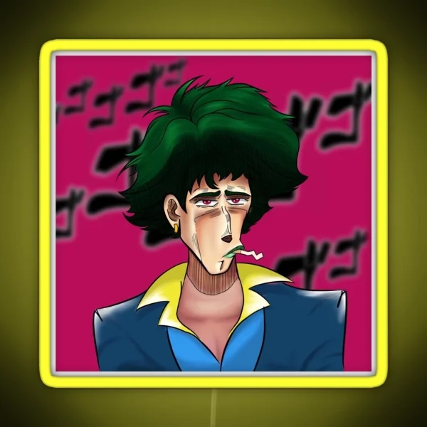 Spike Spiegel Jojo Style Led RGB Neon Sign