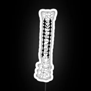 Spinal Fusion Spine RGB Neon Sign