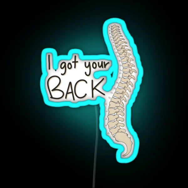 Spine Puns RGB Neon Sign
