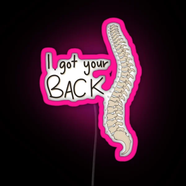 Spine Puns RGB Neon Sign