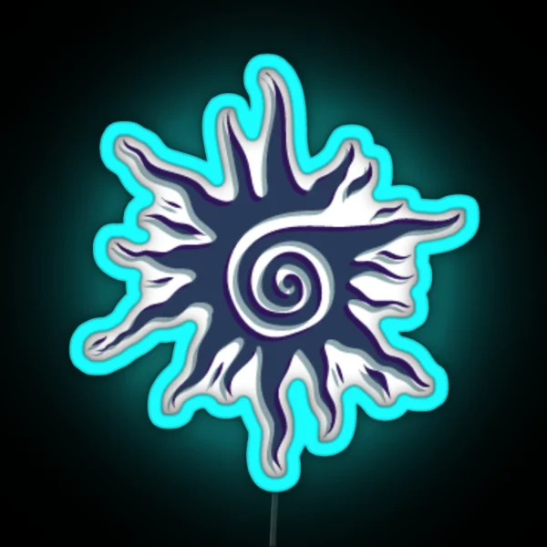 Spiral Sun RGB Neon Sign