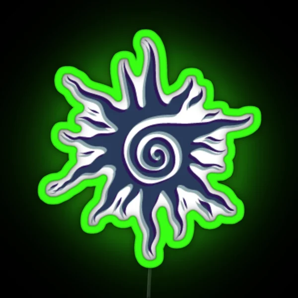 Spiral Sun RGB Neon Sign