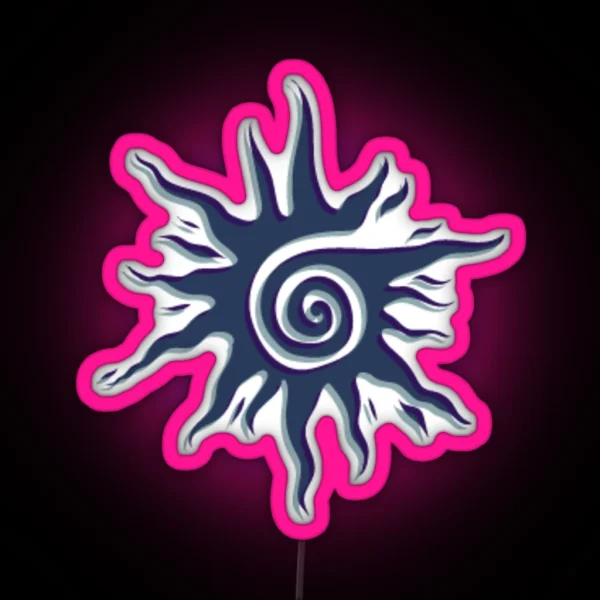 Spiral Sun RGB Neon Sign