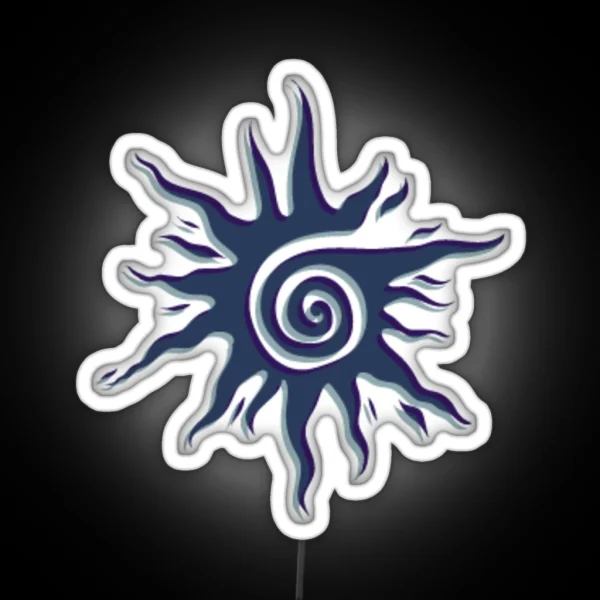 Spiral Sun RGB Neon Sign