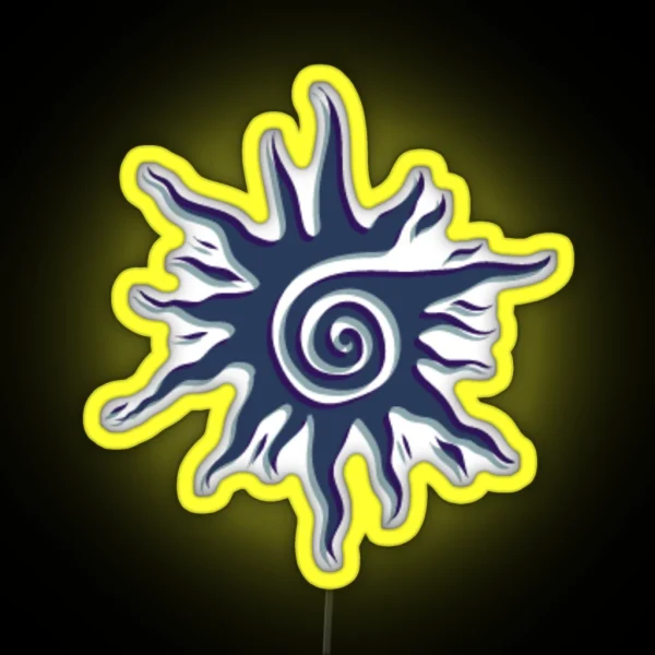 Spiral Sun RGB Neon Sign