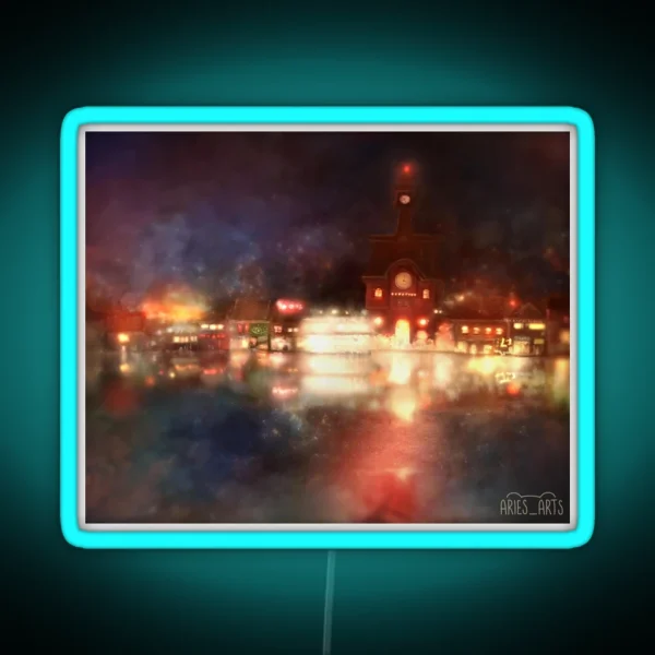 Spirited Away Background RGB Neon Sign