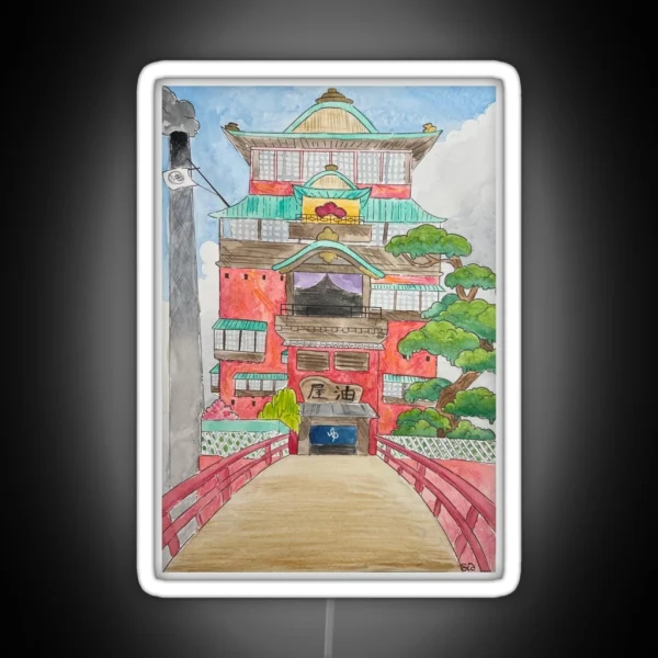 Spirited Away Bath House RGB Neon Sign