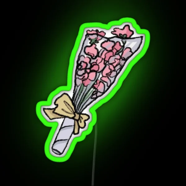 Spirited Away Flowers Led RGB Neon Sign