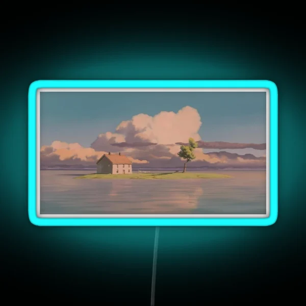 Spirited Away Landscape RGB Neon Sign