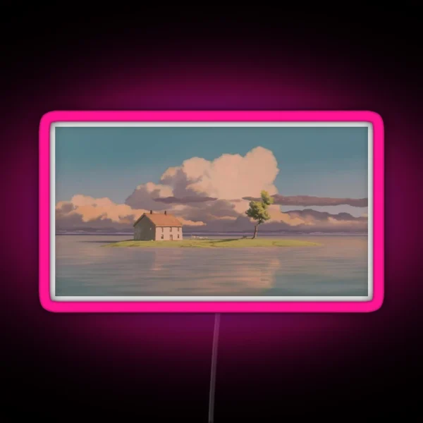 Spirited Away Landscape RGB Neon Sign
