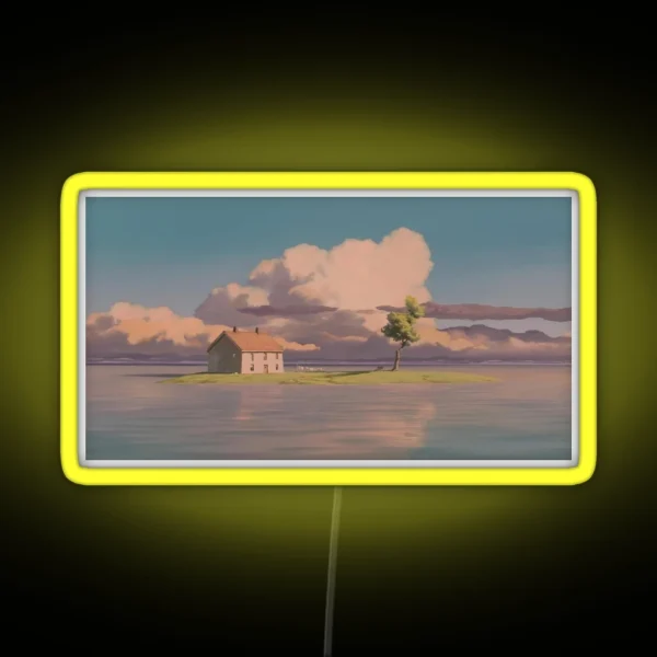 Spirited Away Landscape RGB Neon Sign