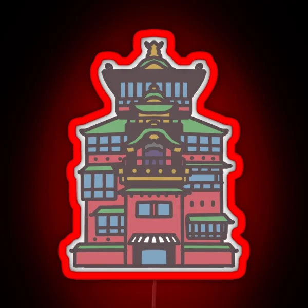 Spirited Away The Bathhouse RGB Neon Sign