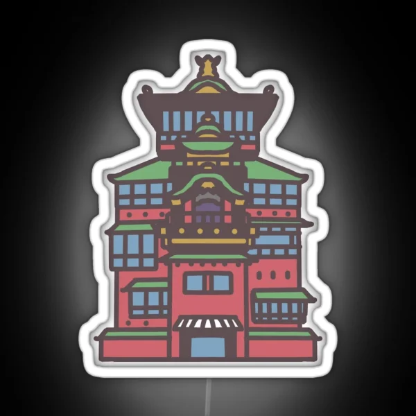 Spirited Away The Bathhouse RGB Neon Sign