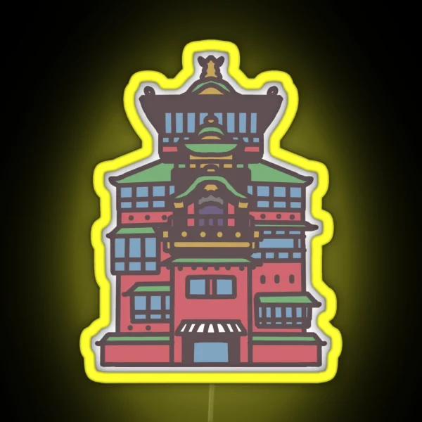 Spirited Away The Bathhouse RGB Neon Sign