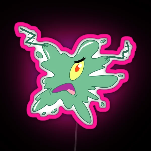 Splat Plankton RGB Neon Sign