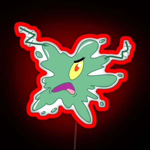 Splat Plankton RGB Neon Sign