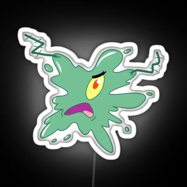 Splat Plankton RGB Neon Sign