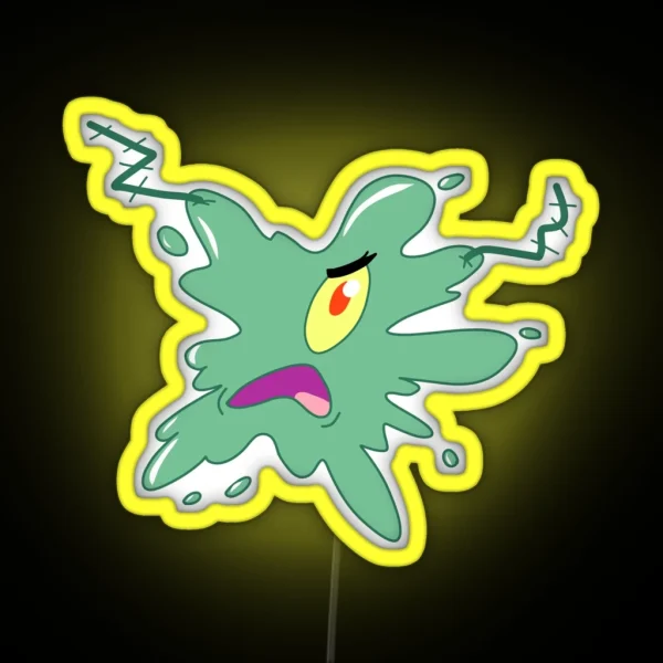 Splat Plankton RGB Neon Sign