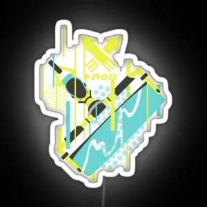 Splat Roller RGB Neon Sign
