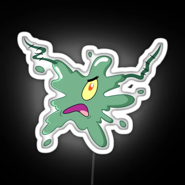 Splattered Plankton RGB Neon Sign