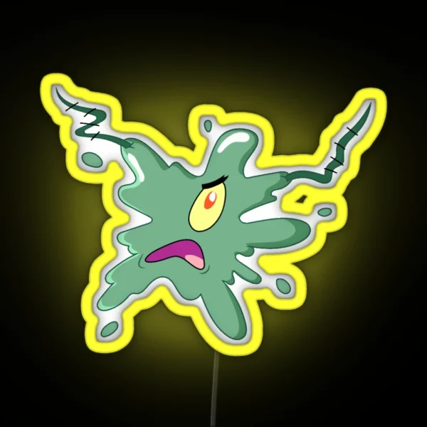 Splattered Plankton RGB Neon Sign