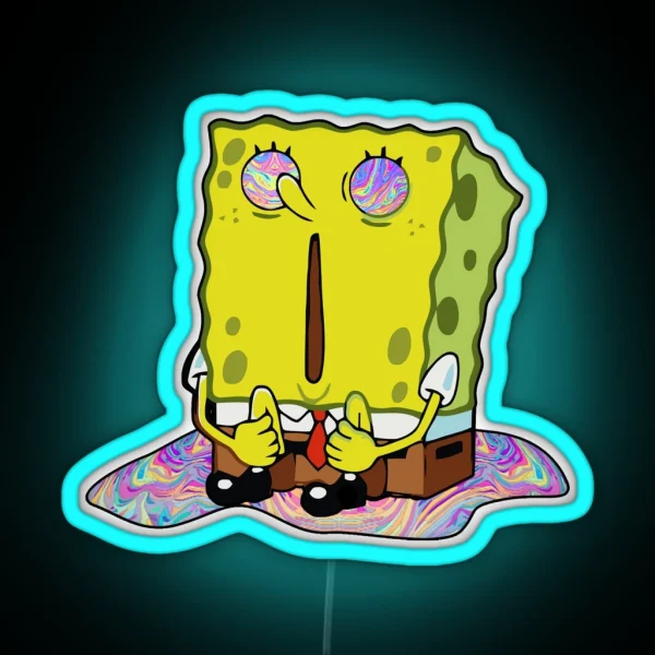 Spongebob Acid Pants RGB Neon Sign