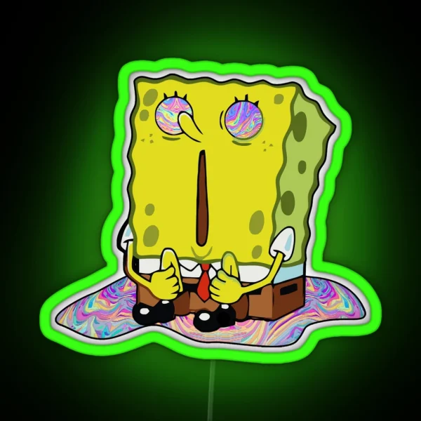 Spongebob Acid Pants RGB Neon Sign