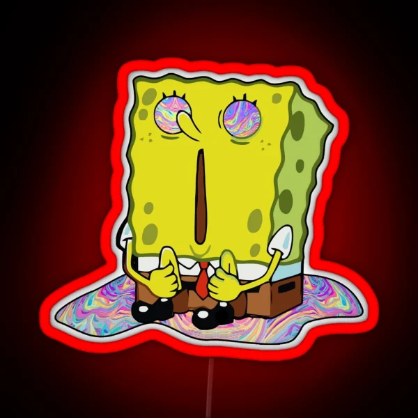 Spongebob Acid Pants RGB Neon Sign