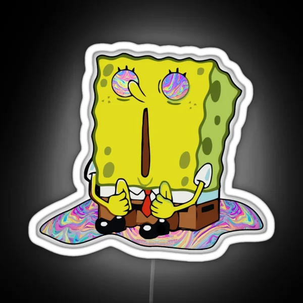 Spongebob Acid Pants RGB Neon Sign