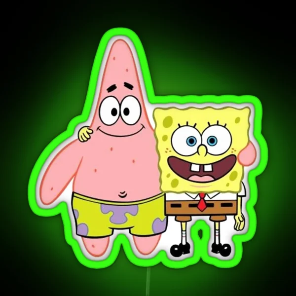 Spongebob Desiner RGB Neon Sign