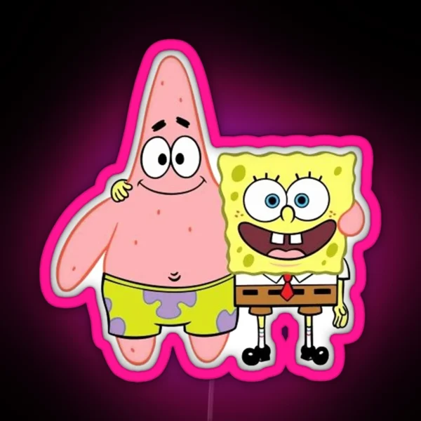 Spongebob Desiner RGB Neon Sign